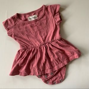 Mini Mioche Raspberry Pink Onesie Dress